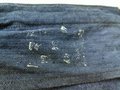 Blaue Drillichjacke, wohl Luftwaffe, ungereinigtes Stück