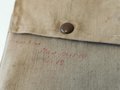 1.Weltkrieg , Kartenwinkelmesser Dienstvorschrift von 1917, dazu der Kartenwinkelmesser, Ziergevierttafel sowie ein Lineal ( alles wellig ) in Tasche. Selten