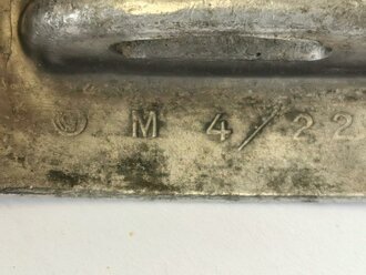 Hitler Jugend Koppelschloss Aluminium RZM M4/22