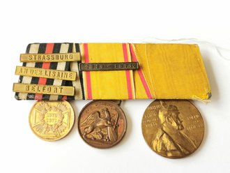 Baden, Ordenspange eines Kämpfers im Deutsch- Französischen Krieg 1870-71