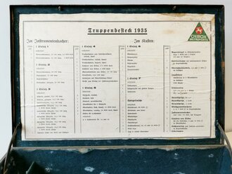 Kasten Truppen Besteck 1935 des Reichsluftschutzbund....