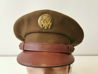 U.S. Army WWII Enlisted mens cap service, Size 6 3/4