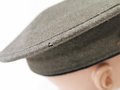 U.S. Marine Corps EM / NCO Visor hat, WWII or Korean war era. Sweatband loose, small moth holes, otherwise good condition, size 7 3/8