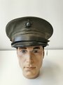 U.S. Marine Corps EM / NCO Visor hat, WWII or Korean war era. Sweatband loose, otherwise good condition