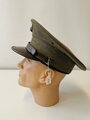 U.S. Marine Corps EM / NCO Visor hat, WWII or Korean war era. Sweatband loose, otherwise good condition