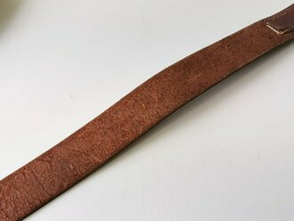 Deutsches Rotes Kreuz, Koppel für Mannschaften, ungeschwärzter, zugehöriger Riemen, Gesamtlänge 102cm