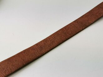 Deutsches Rotes Kreuz, Koppel für Mannschaften, ungeschwärzter, zugehöriger Riemen, Gesamtlänge 102cm