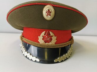 Russland, Schirmmütze für einen Offizier aus der Zeit des kalten Krieges
