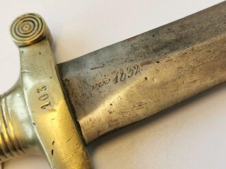 Frankreich, Faschinenmesser M1832 datiert 1832 Klingenthal