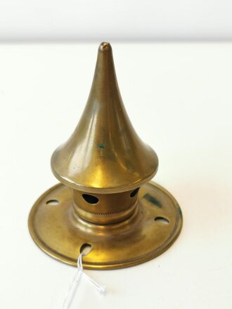 Spitze für eine Pickelhaube für Mannschaften, Messing