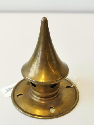 Spitze für eine Pickelhaube für Mannschaften, Messing