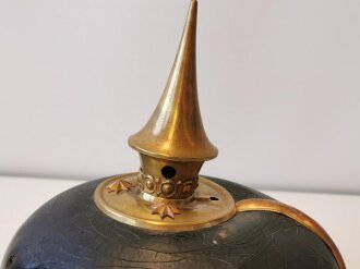 Korpus für eine Pickelhaube als Restaurationsprojekt