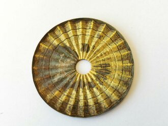 Kaiserreich, Kokarde für eine Pickelhaube, Buntmetall lackiert, Durchmesser 50mm