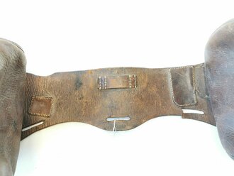 Bayern, Packtasche zum Armeesattel alter Art ( M1876) aptiert.  Leder angetrocknet, ungereinigt