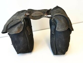 1. Weltkrieg, Packtaschen aus Webmaterial, so u.a. beim Train verwandt