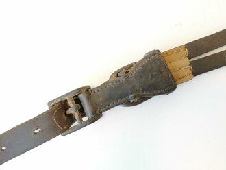 Versuchszaumzeug M1916 , Leder weich und gefettet