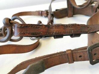 Kaiserreich, Dienstzaumzeug mit Kandare in gutem Zustand
