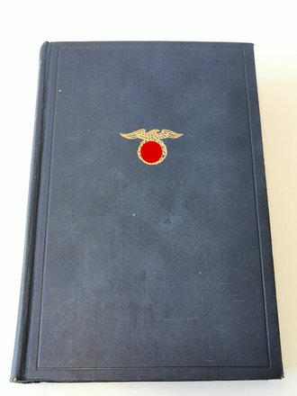 Adolf Hitler " Mein Kampf" blaue Ganzleinenausgabe von 1933. Leichter Wasserschaden, sonst gut