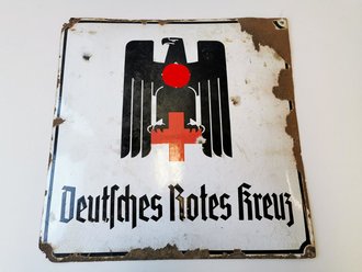 Deutsches Rotes Kreuz, Emailleschild 50 x 50cm