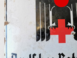 Deutsches Rotes Kreuz, Emailleschild 50 x 50cm