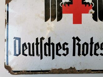 Deutsches Rotes Kreuz, Emailleschild 50 x 50cm