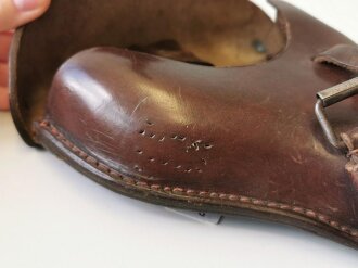 1.Weltkrieg, Koffertasche P08 datiert 1915. Ungeschwärztes Stück in sehr gutem Zustand