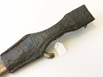 1.Weltkrieg oder frühe Reichswehr, Extraseitengewehr KS98, schweres Stück im Lacklederkoppelschuh