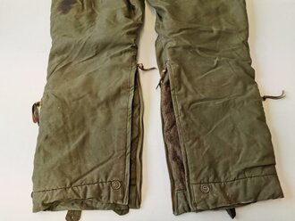 U.S. Army Air Forces, A-9 Alpaca Lined Flight Pants , used,  good condition.