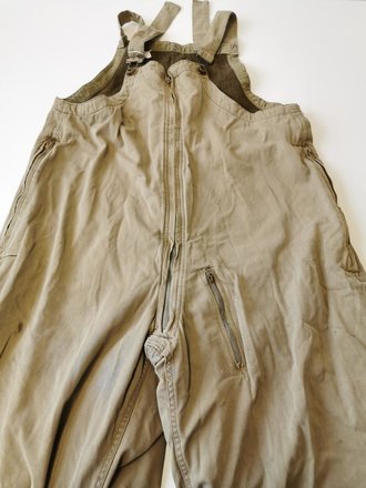 U.S. Army WWII Armoured trrops trousers, combat, winter, 2nd model ( introduced in 1942)  All zippers work fine. Used, good condition