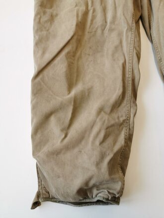 U.S. Army WWII Armoured trrops trousers, combat, winter, 2nd model ( introduced in 1942)  All zippers work fine. Used, good condition