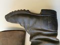 Paar Stiefel für Mannschaften der Wehrmacht. Weiches Leder, ungereinigtes Paar, Sohlenlänge  27cm