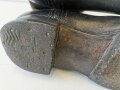 Paar Stiefel für Mannschaften der Wehrmacht. Weiches Leder,waren ursprünglich Stiefel für Berittene, Sohlenlänge  30cm