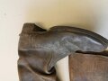 Paar Stiefel für berittene Mannschaften der Wehrmacht. Weiches Leder, ungereinigtes Paar,  Sohlenlänge  30cm