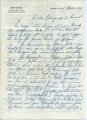 Jacob Sprenger, Gauleiter von Hessen Nassau und Reichsstatthalter in Hessen, eigenhändiger Brief mit Unterschrift datiert 1939