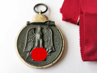 Medaille Winterschlacht im Osten, Hersteller 100 im Bandring Rudolf Wächtler & Lange, Mittweida