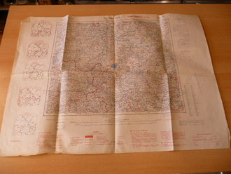 British WWII, Map  Hannover 1944