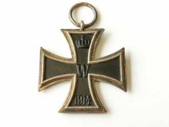 Eisernes Kreuz 2. Klasse 1914, Herstellermarkierung "CD 800" im Bandring