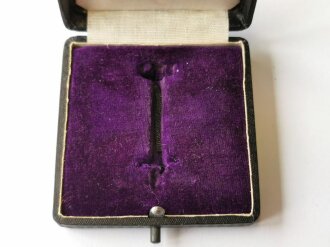 Eisernes Kreuz 1. Klasse 1914, Herstellermarkierung "WS" im Etui mit EK Aufdruck