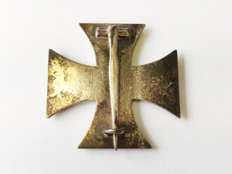 Eisernes Kreuz 1. Klasse 1914, Herstellermarkierung "WS" im Etui mit EK Aufdruck