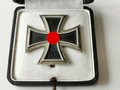 Eisernes Kreuz 1. Klasse 1939, Magnetisches Stück, Hersteller Maybauer ( typische Nadel ) im Etui