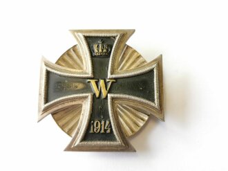 Eisernes Kreuz 1. Klasse 1914 an Sternschraubscheibe, Nicht magnetisches Stück