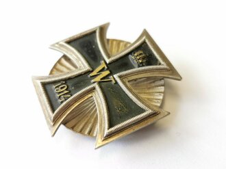 Eisernes Kreuz 1. Klasse 1914 an Sternschraubscheibe, Nicht magnetisches Stück