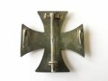 Eisernes Kreuz 1. Klasse 1914, Magnetisch,  seltene Variante mit zwei zusätzlichen Haken, Hochswahrscheinlich Fertigung der Firma Godet