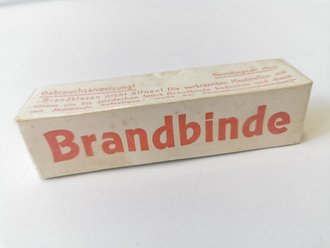 Brandbinde in Umverpackung datiert 1940