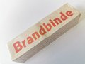 Brandbinde in Umverpackung datiert 1940