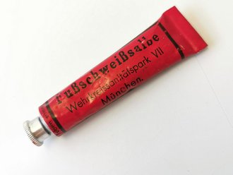 Tube " Fußschweißsalbe" Wehrmacht...