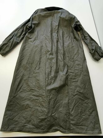 Leichter Gasschutzanzug der Wehrmacht , Überziehjacke in Sumpftarn. Gummi weich und nicht verklebt,  selten