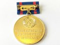 DDR, goldene Verdienstmedaille der Seeverkehrs-Wirtschaft