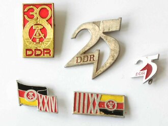 DDR, 5 Jubiläumsabzeichen