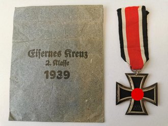 Eisernes Kreuz 2. Klasse 1939, Magnetisch, in Tüte von Grossmann & Co. Wien